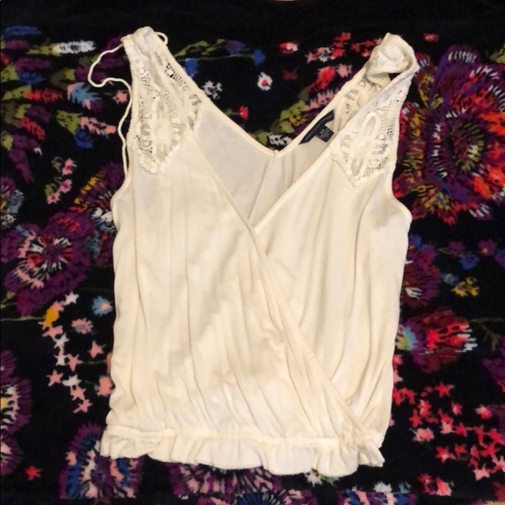 Never worn American eagle tank wrap top
